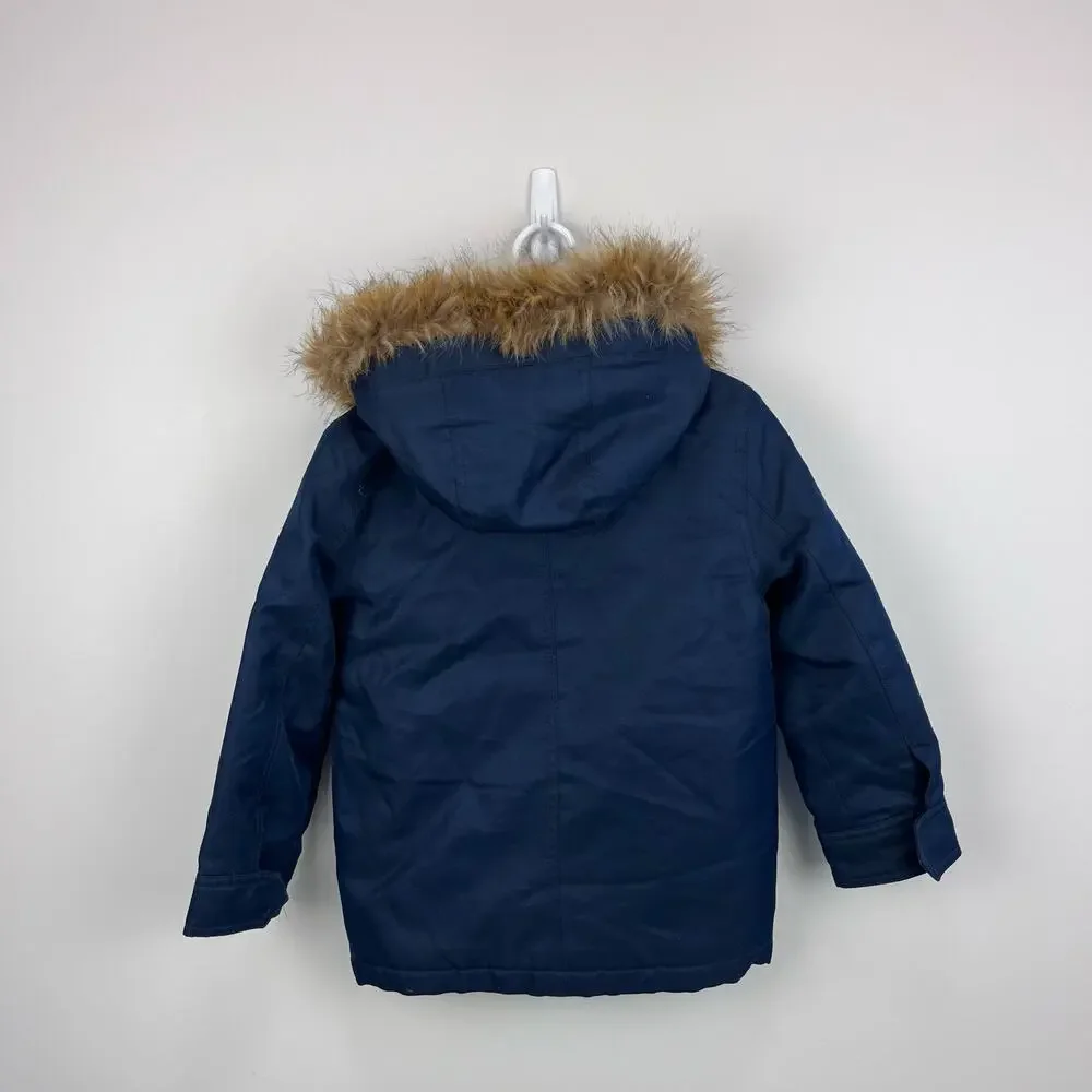 Gap Kids ColdControl Utility Parka Elysian Blue XS 4-5